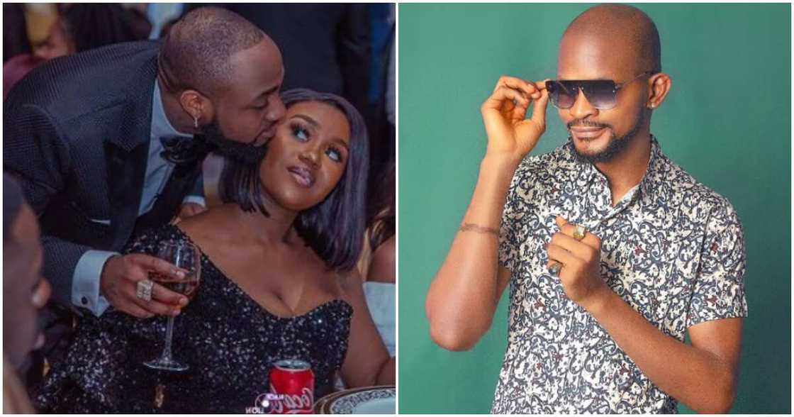 Uche Maduagwu, Davido and Chioma Uche Maduagwu, Davido and Chioma