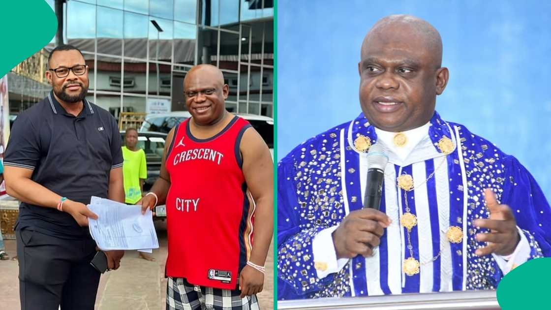 Apostle Chibuzor receives luxurious car as gift from follower and son Apostle Chibuzor receives luxurious car as gift from follower and son
