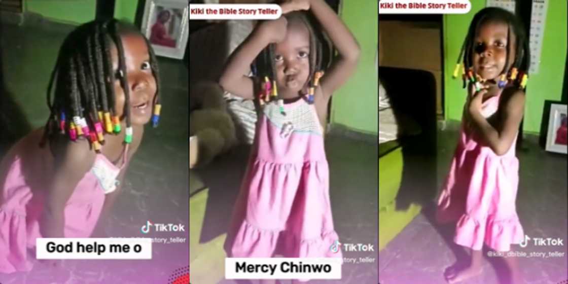 “This is beautiful”: Little Girl Preaches Bible For Mum in Video, Asks Her to Pray to God Against Her Enemies