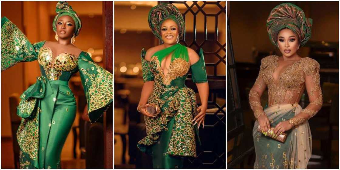 Ini Edo turns up in gorgeous outfit for Rita's wedding Ini Edo turns up in gorgeous outfit for Rita's wedding