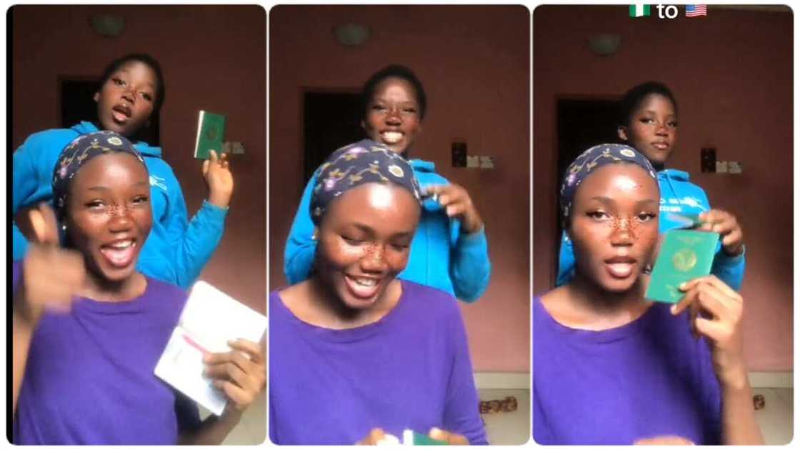 Photo of young lady and her sister Photo of young lady and her sister