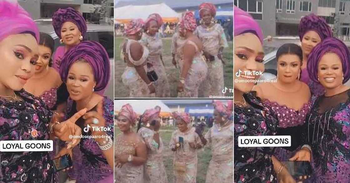 Four Nigerian women married to rich man showcase dance moves Four Nigerian women married to rich man showcase dance moves