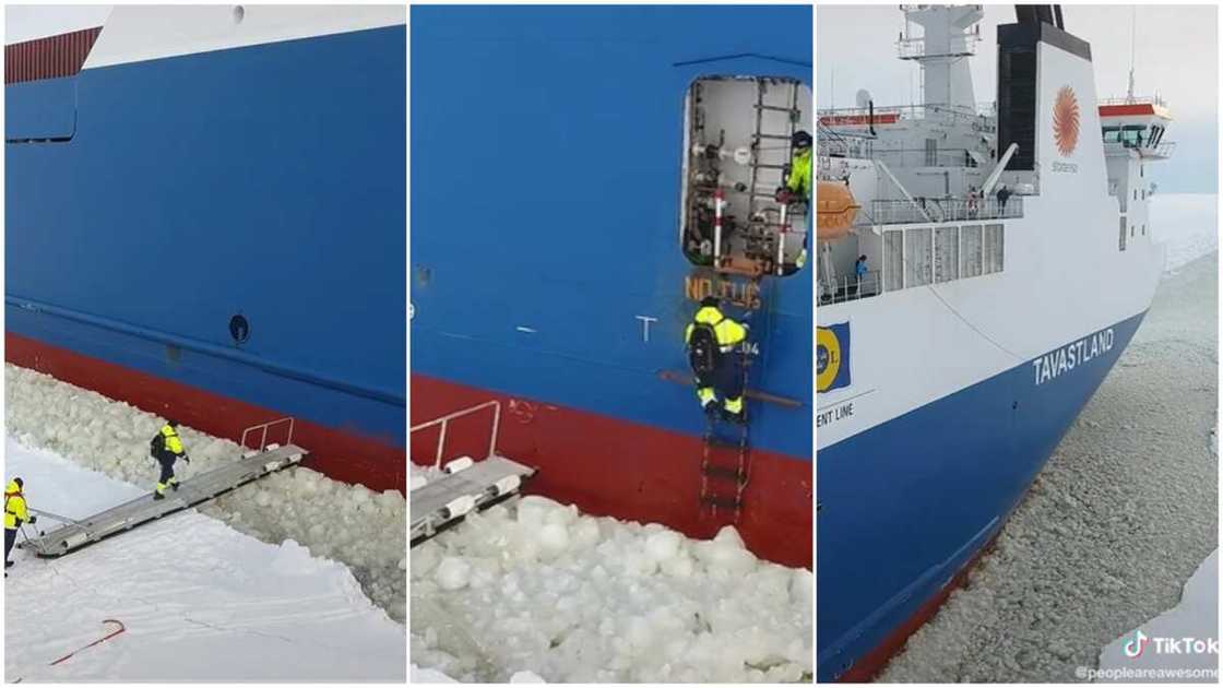 Cargo ship/transporting at Artartatic. Cargo ship/transporting at Artartatic.