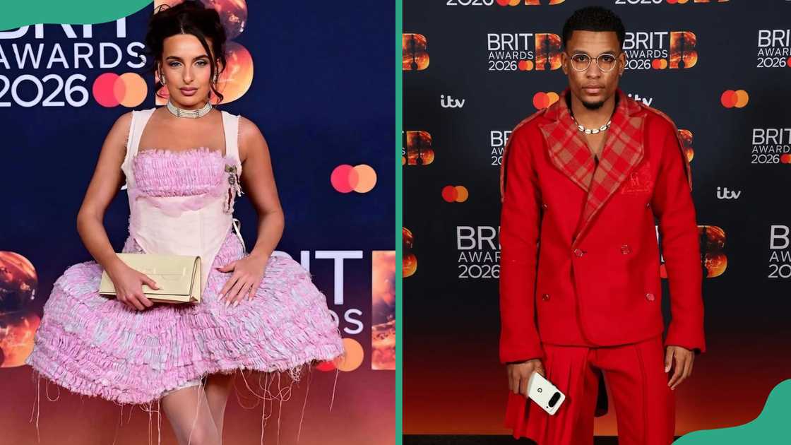 Toni Laites and Cach Mercer at the BRIT Awards