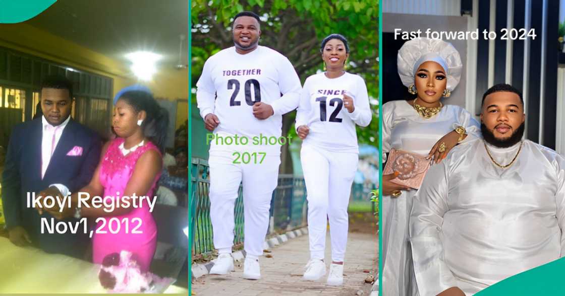 Nigerian couple celebrate 12 years anniversary with throwback pictures