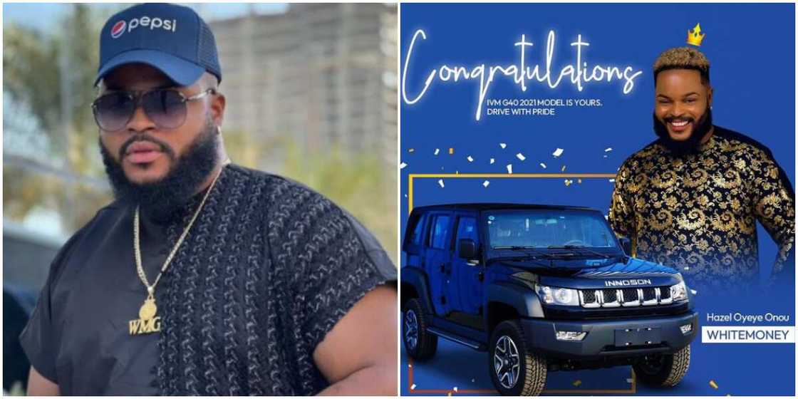 Whitemoney receives car Whitemoney receives car