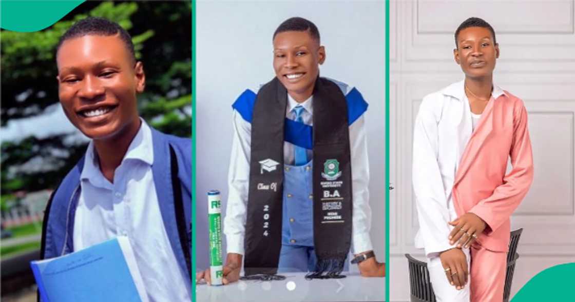 Graduate emotional after his family snubbed his convocation ceremony. Graduate emotional after his family snubbed his convocation ceremony.