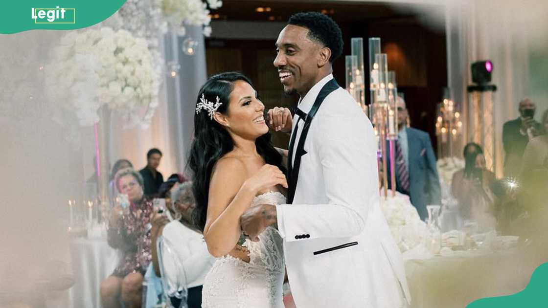 Paola Gomez and Jeff Teague celebrate their wedding Paola Gomez and Jeff Teague celebrate their wedding