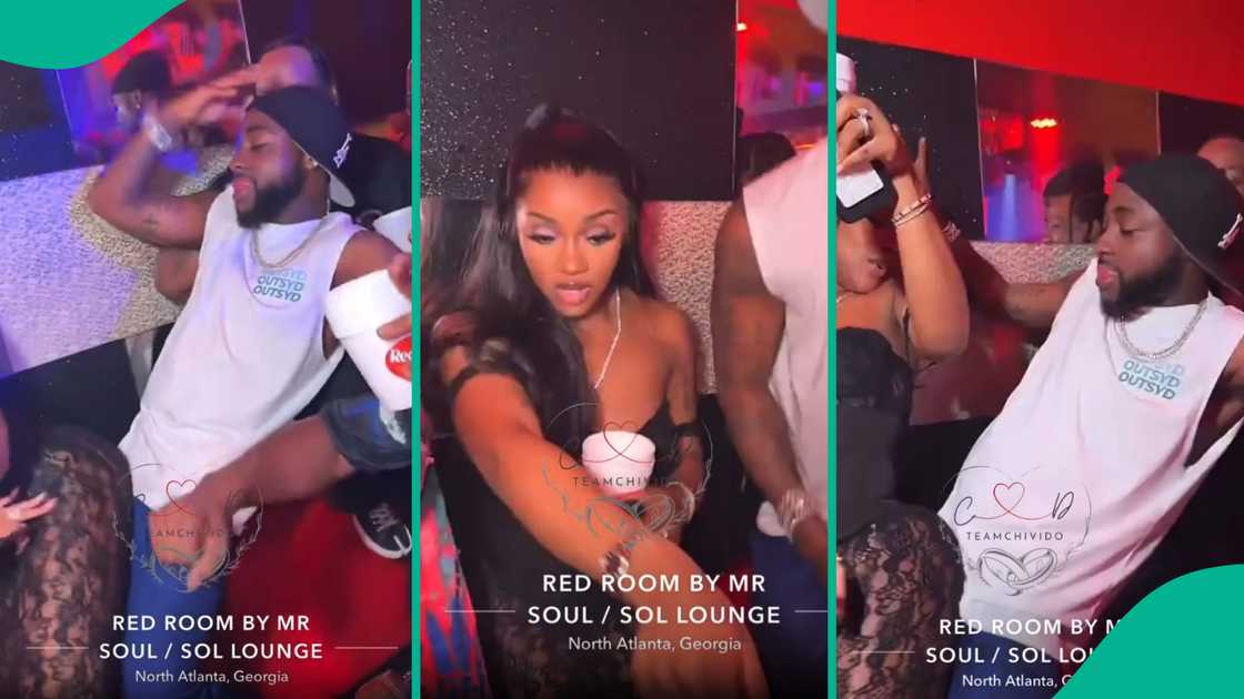 Chioma rocks Davido with her backside at 30th birthday party in wild video. Chioma rocks Davido with her backside at 30th birthday party in wild video.
