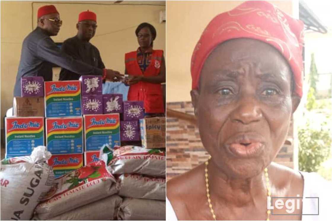 72-year-old woman burst into tear as Atlanta-based club puts smiles on needy in Enugu