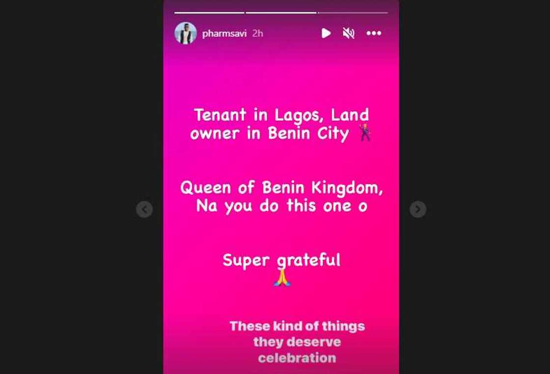 Queen Ewuare of Benin gifts Pharmsavi plot of land. Queen Ewuare of Benin gifts Pharmsavi plot of land.