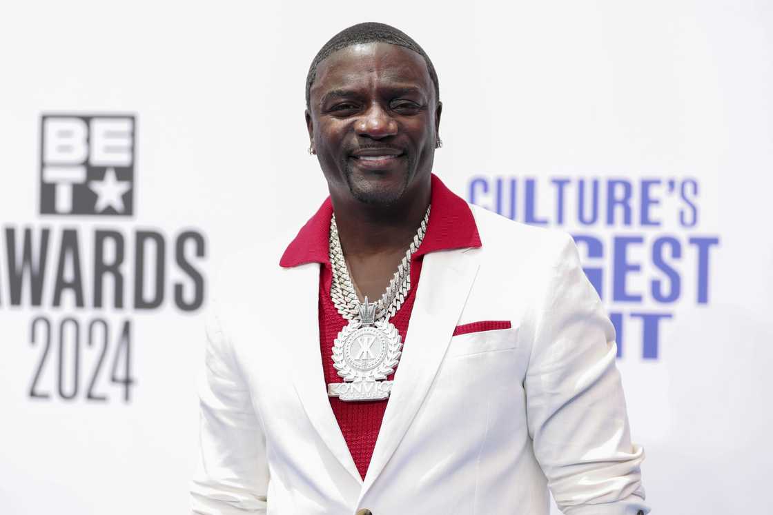 Akon at the BET Awards at Peacock Theatre in Los Angeles, California Akon at the BET Awards at Peacock Theatre in Los Angeles, California