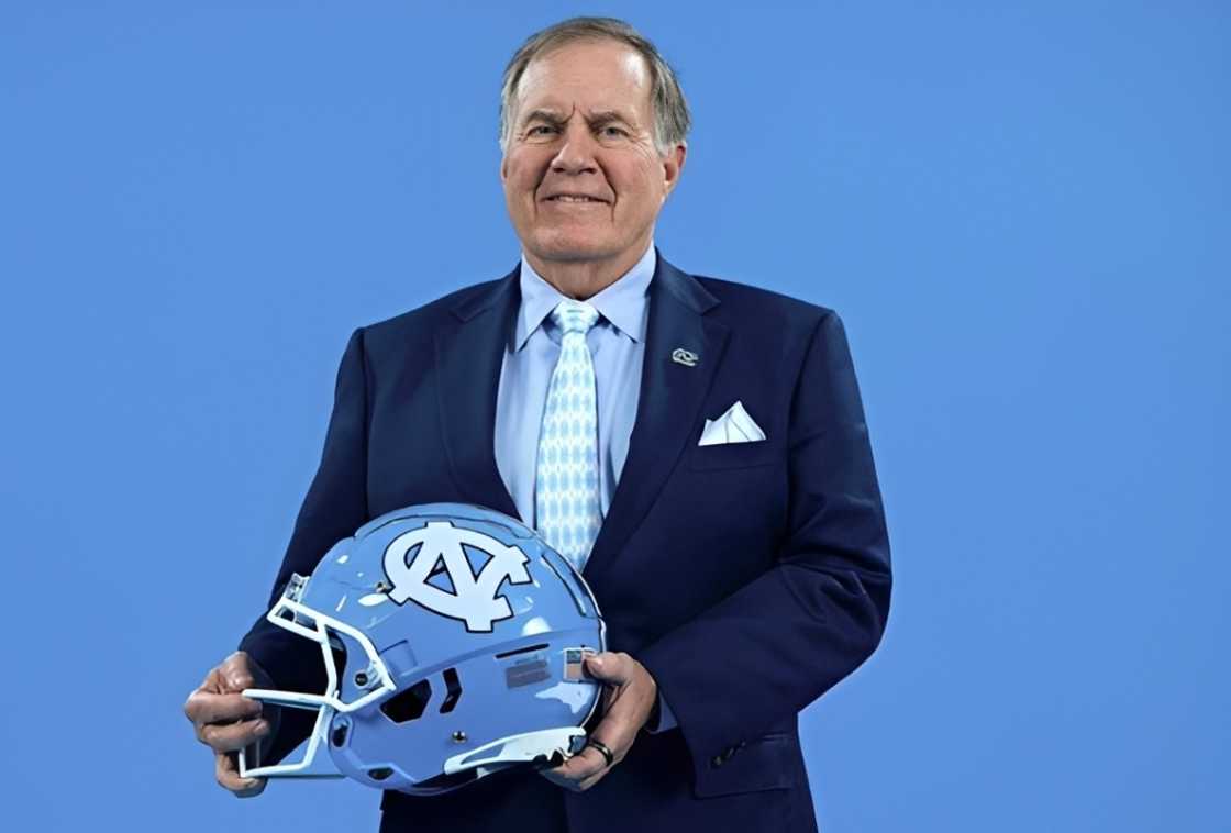 Bill Belichick pictured for a UNC portrait Bill Belichick pictured for a UNC portrait