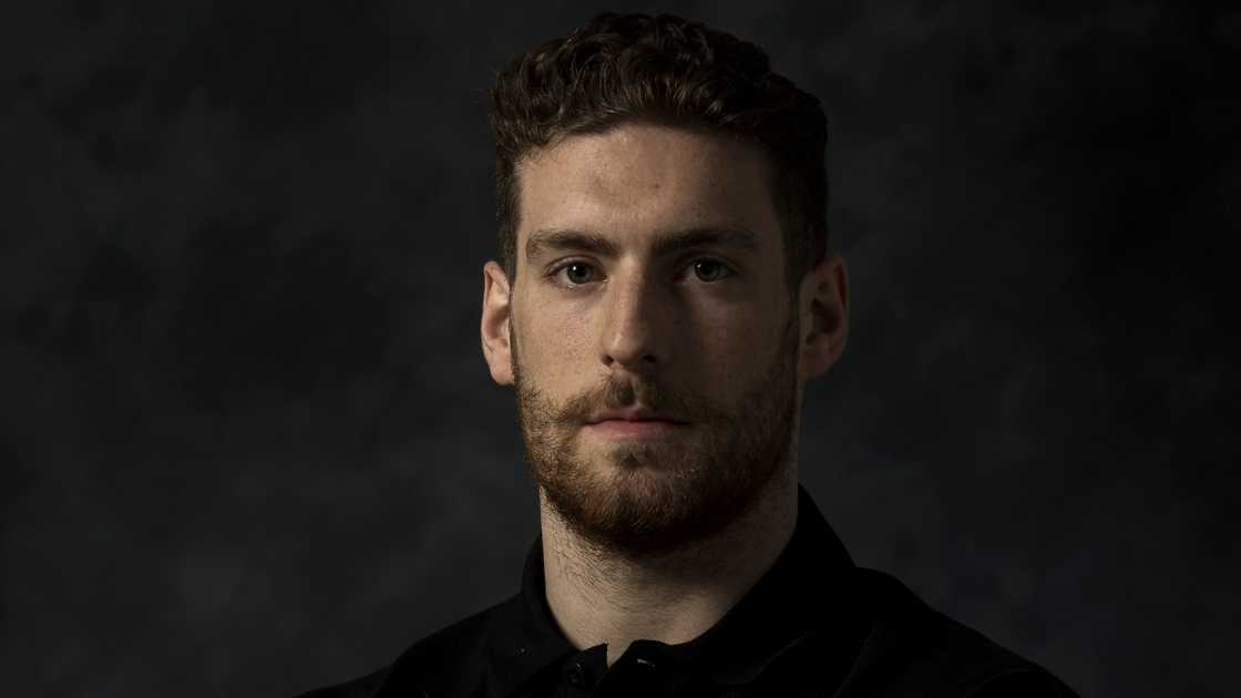 Pierre-Luc Dubois of the Winnipeg Jets poses for a portrait