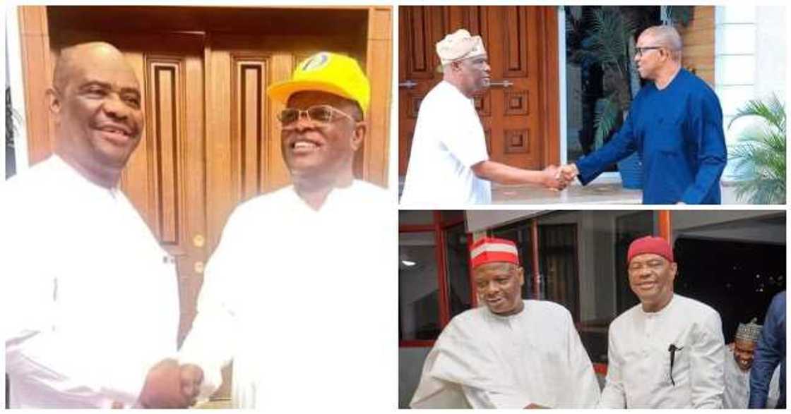 Wike, Umahi, Peter Obi, Kwankwaso Wike, Umahi, Peter Obi, Kwankwaso