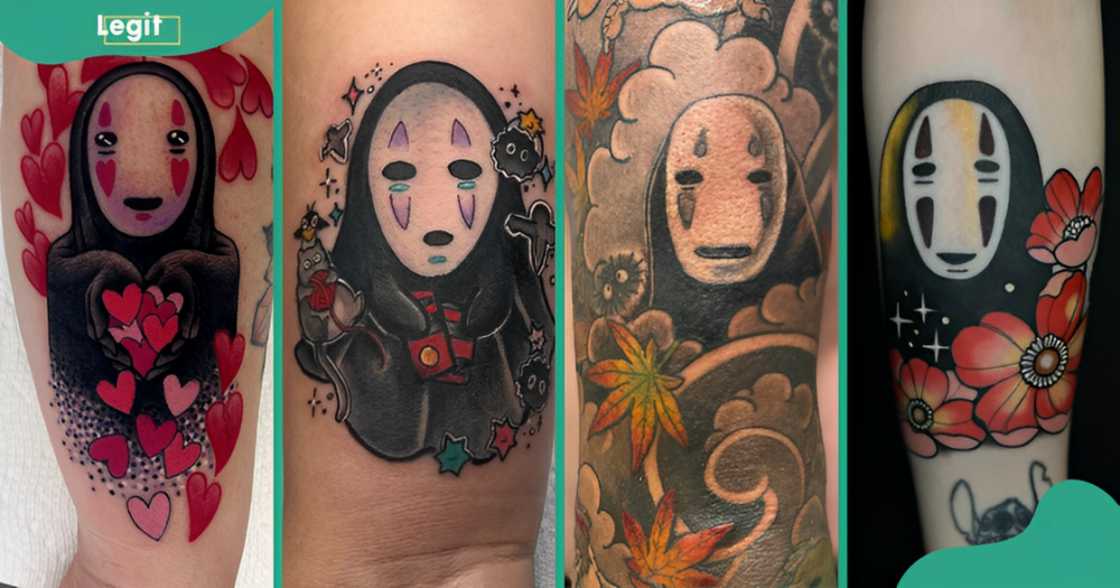 No Face tattoos