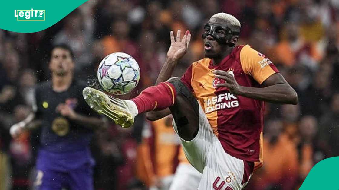 Victor Osimhen, Galatasaray, Barcelona, UEFA Champions League, Turkey Victor Osimhen, Galatasaray, Barcelona, UEFA Champions League, Turkey