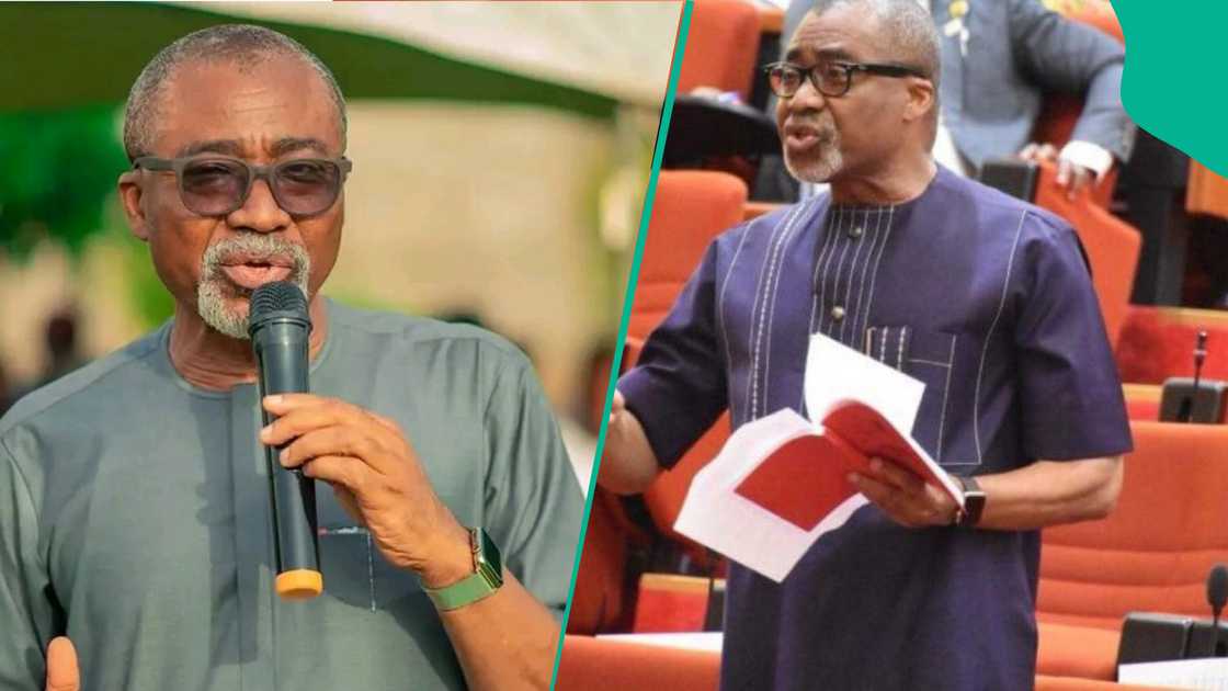 Senator Enyinnaya Abaribe has ruled out defecting to the APC. Senator Enyinnaya Abaribe has ruled out defecting to the APC.