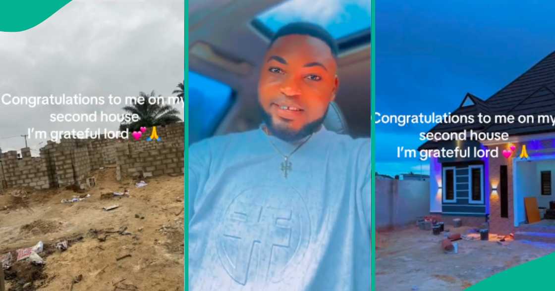 Nigerian man builds his second house Nigerian man builds his second house