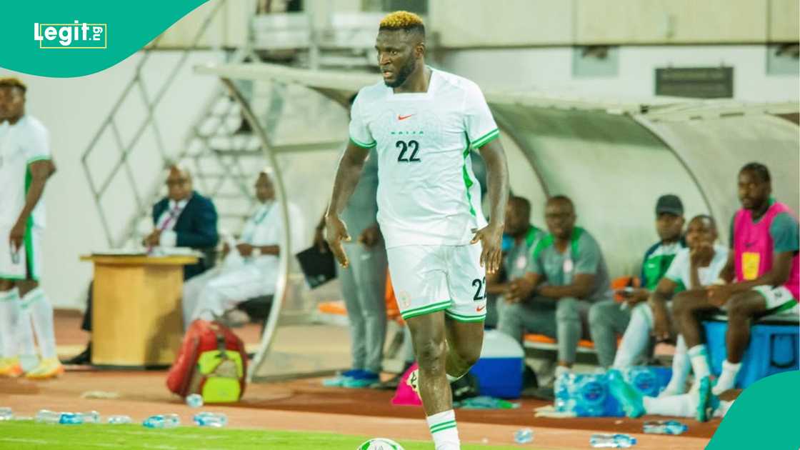 Victor Boniface, Super Eagles, Nigeria, Rwanda, Godswill Akpabio International Stadium, Uyo, Akwa-Ibom State. Victor Boniface, Super Eagles, Nigeria, Rwanda, Godswill Akpabio International Stadium, Uyo, Akwa-Ibom State.