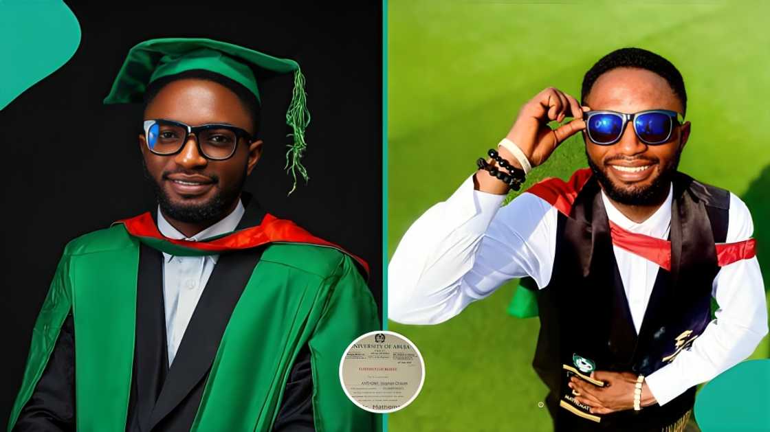 Graduate shares statement of result after finishing with first class at University of Abuja