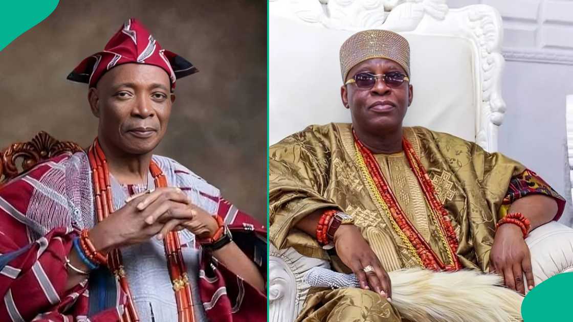 Olubadan, Soun of Ogbomoso, greeting Olubadan, Soun of Ogbomoso, greeting