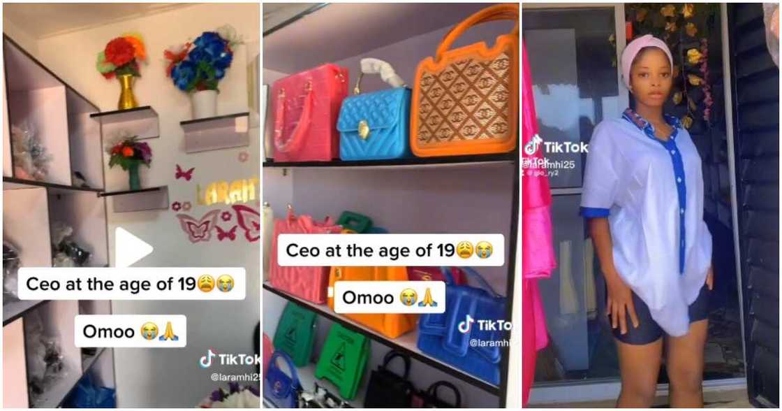 Women's store, 19-year-old girl Women's store, 19-year-old girl