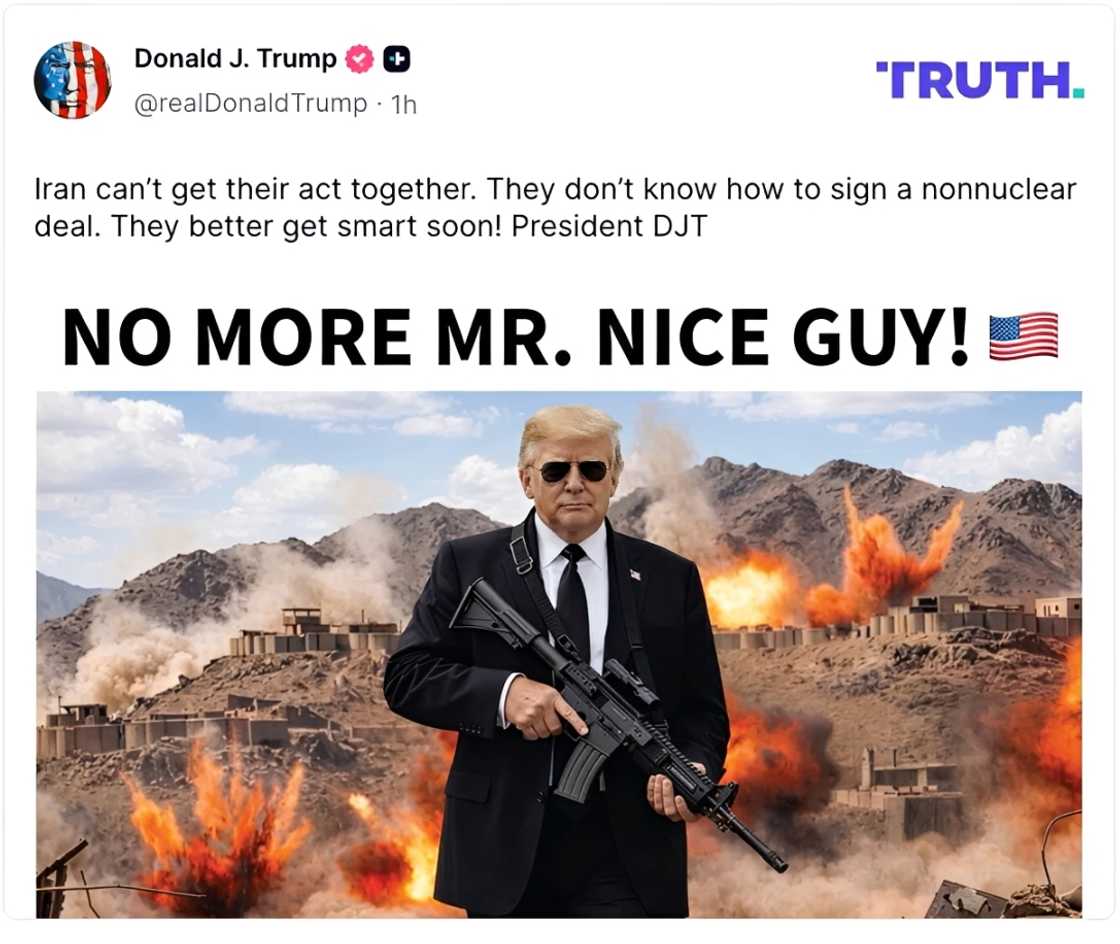 Trump threatens Iran in latest post