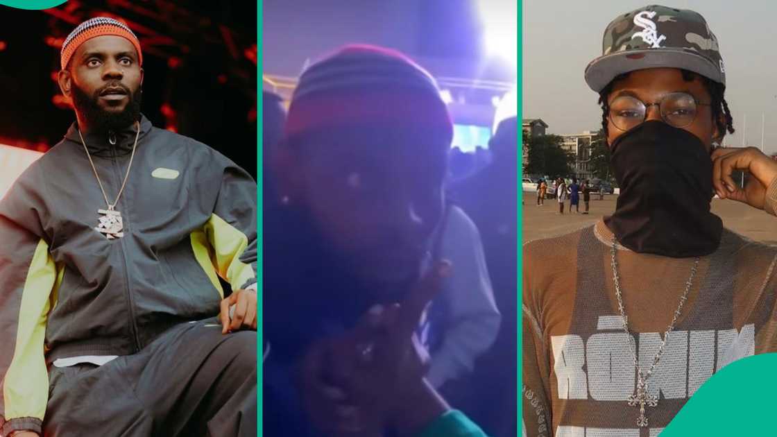 Reactions as Odumodu challenges a junior colleague for not greeting him at a show Reactions as Odumodu challenges a junior colleague for not greeting him at a show