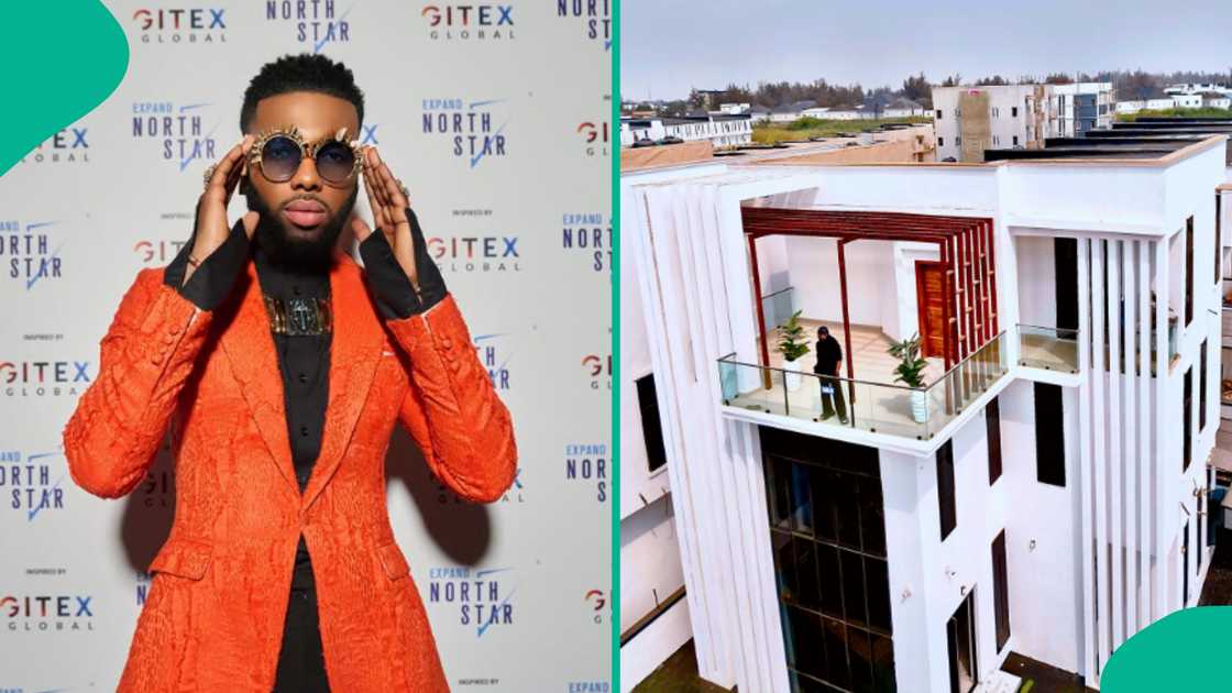 Young, Famous and African star Swanky Jerry buys new penthouse.