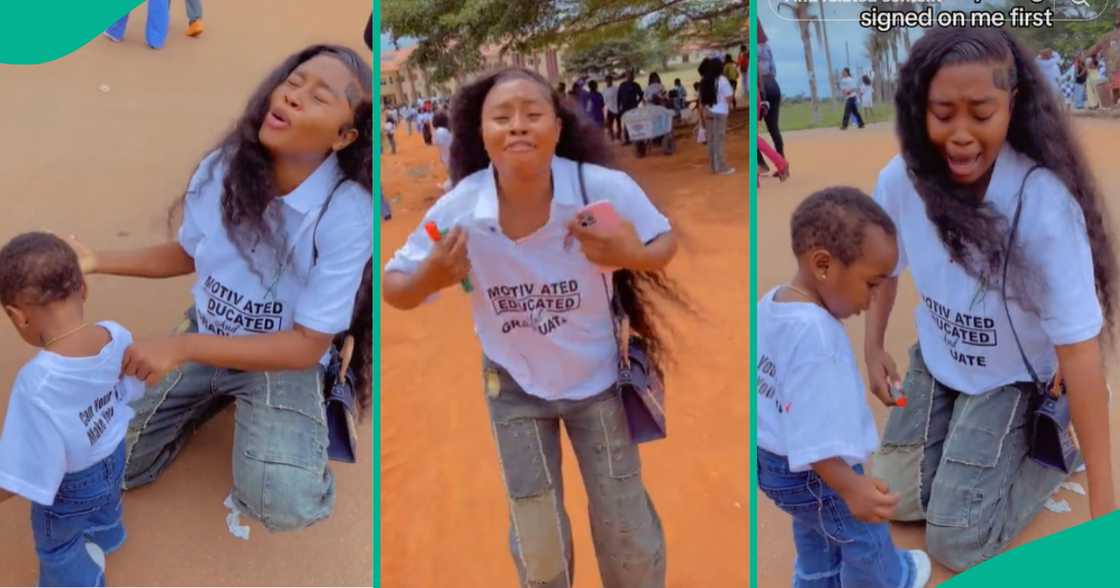 Graduate and sign out/Mother and child Graduate and sign out/Mother and child