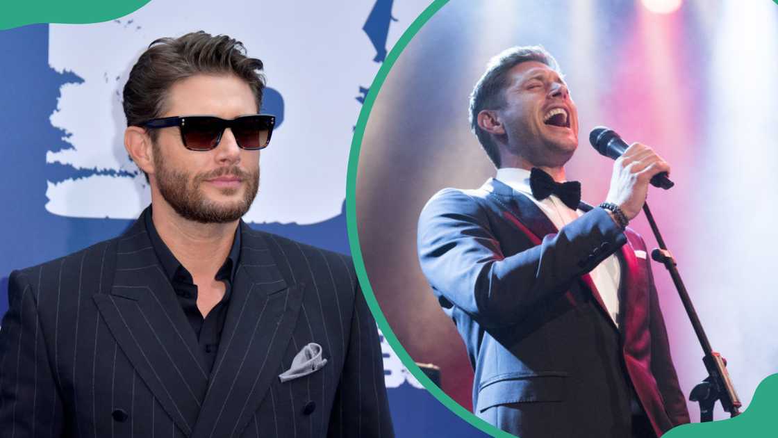 Jensen Ackles during the "The Boys - Season 3" special screening (L). Jensen Ackles performing at the "Supernatural" 300TH Episode Celebration (R).