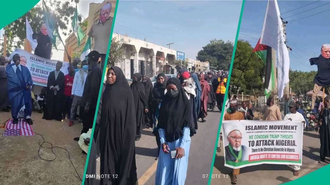 Anger in Kano: Shi’ite Members Protest Trump’s Threat to Invade Nigeria