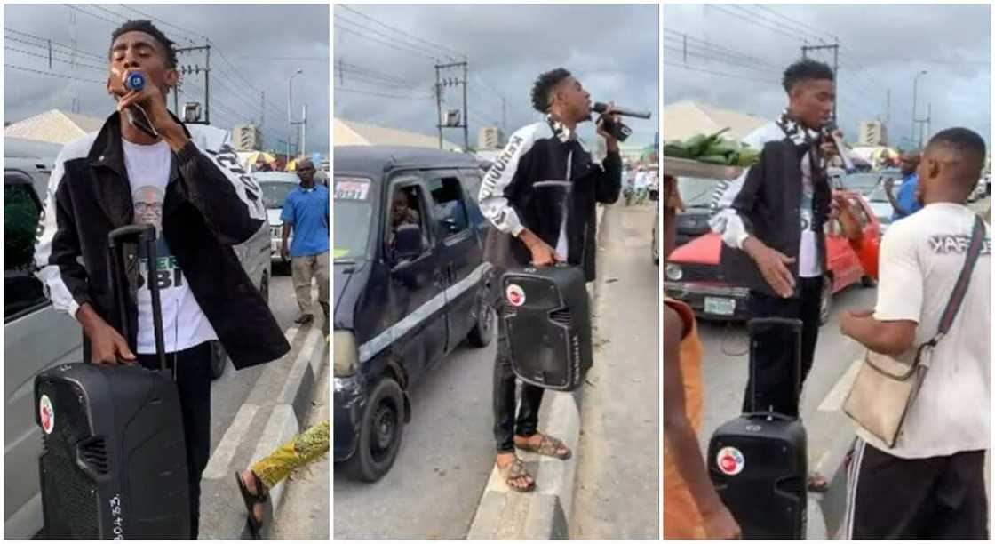 Nigerian man preaching about PVC and voting in the 2023 elections. Nigerian man preaching about PVC and voting in the 2023 elections.