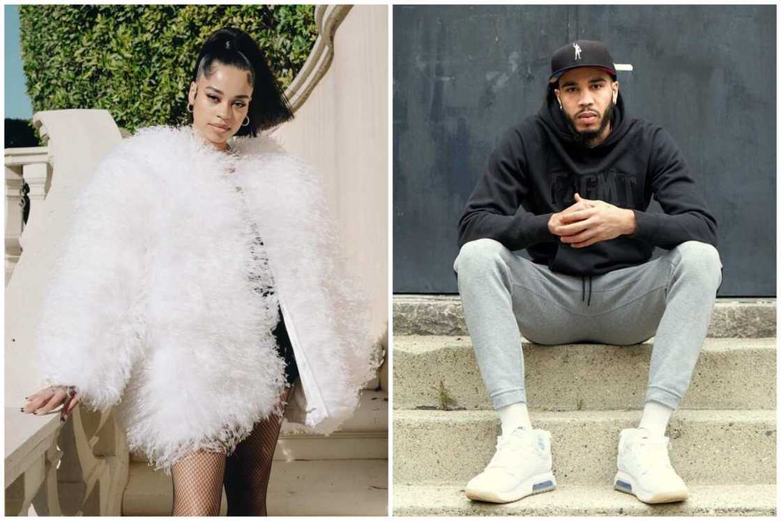 Ella Mai and Jayson Tatum Ella Mai and Jayson Tatum