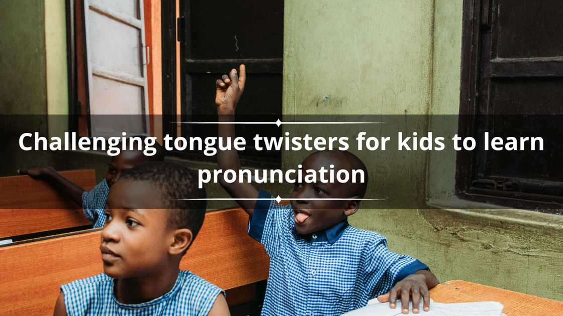 Tongue twisters for kids