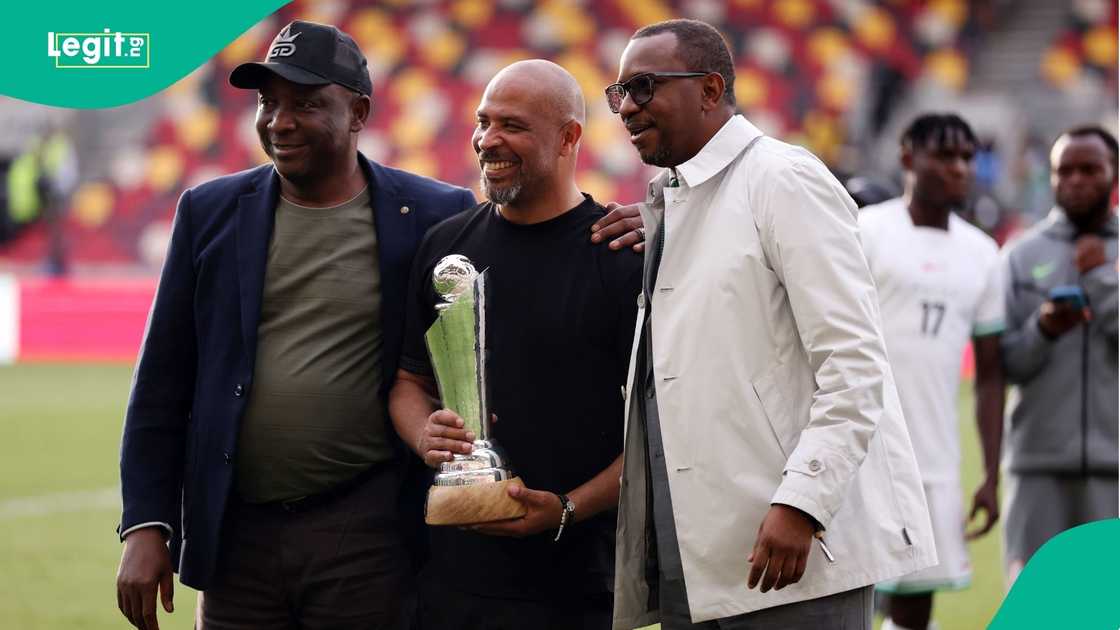 NFF, Ibrahim Gusau, Super Eagles, Eric Chelle, Shehu Dikko, 2025 Unity Cup. NFF, Ibrahim Gusau, Super Eagles, Eric Chelle, Shehu Dikko, 2025 Unity Cup.