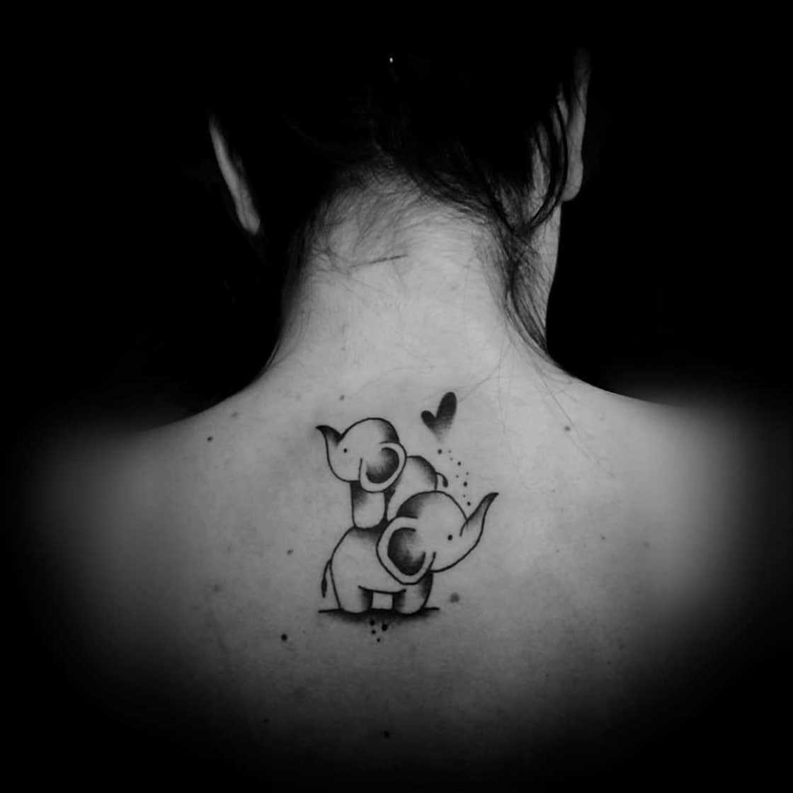Baby elephant tattoo Baby elephant tattoo