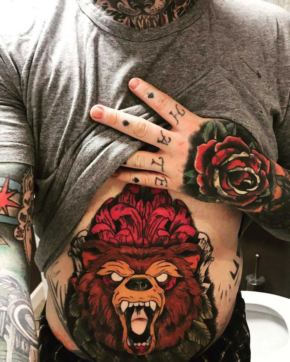 bear tattoo