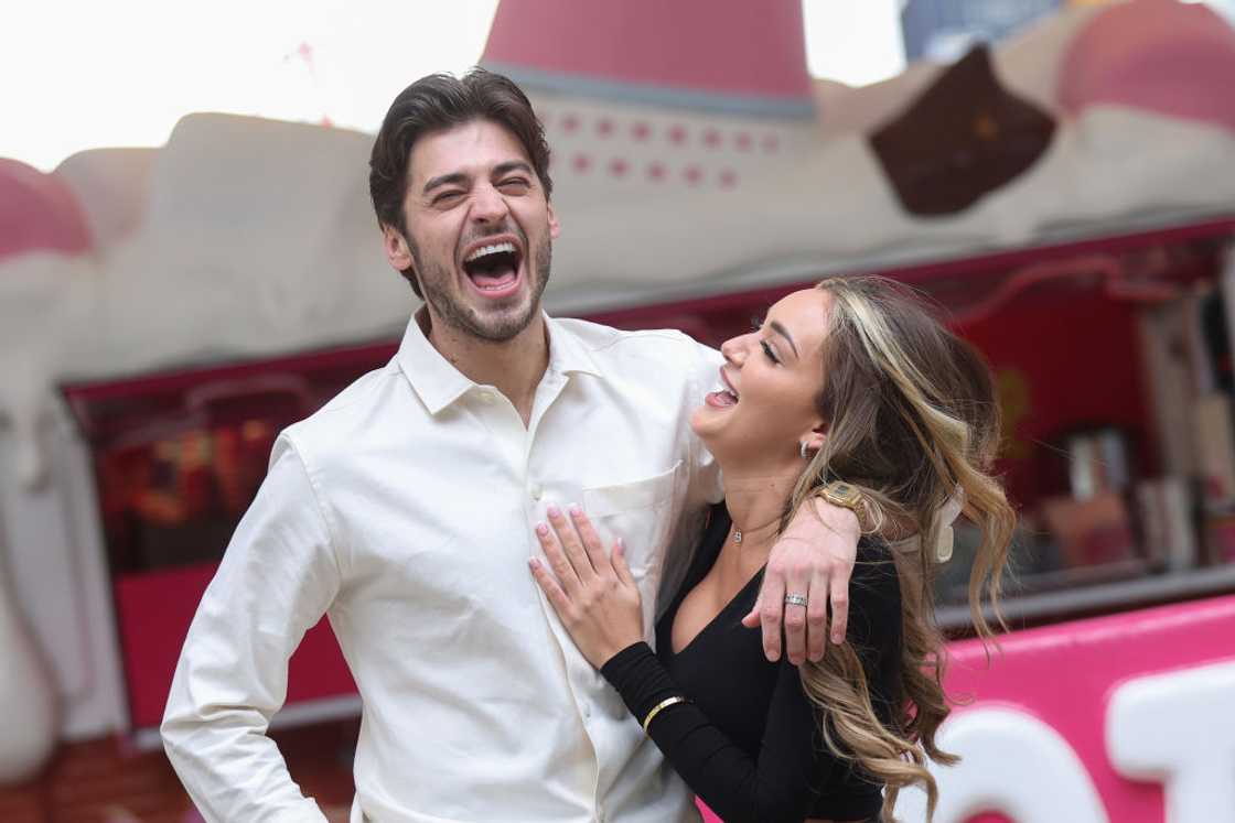 Harry Johnson and Beaux Raymond at an event in London Harry Johnson and Beaux Raymond at an event in London