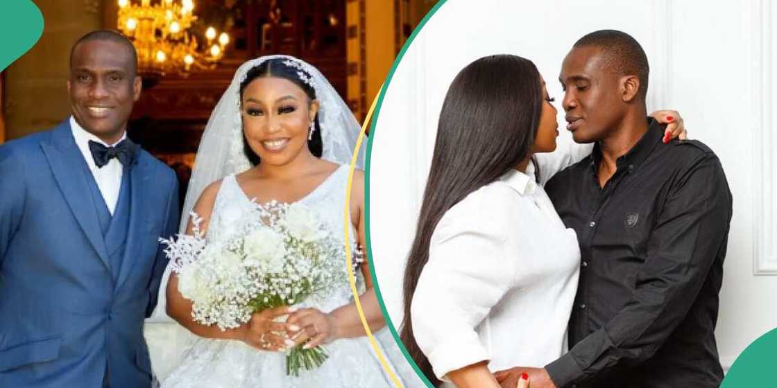 Rita Dominic and husband mark first wedding anniversary