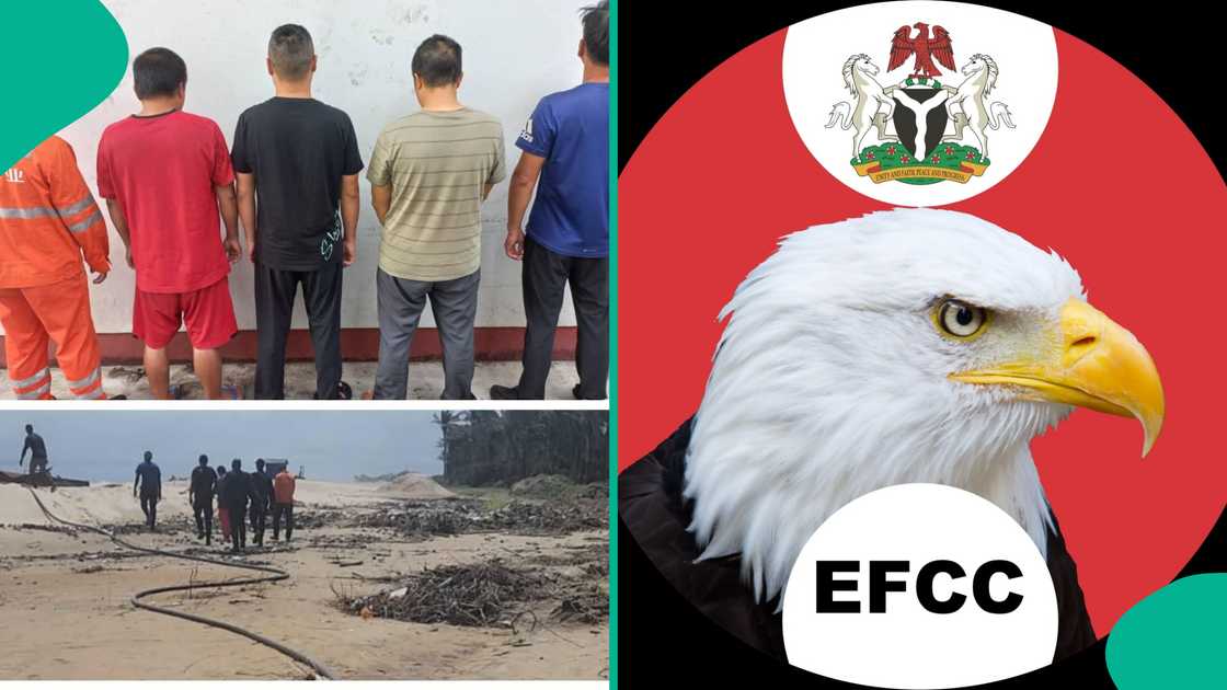 EFCC busts illegal mining ring in Akwa Ibom, arrests 5 Chinese nationals