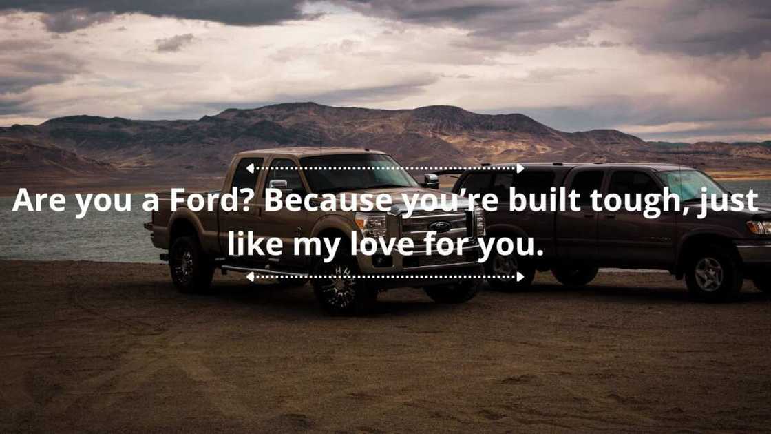 Car-related pick-up lines