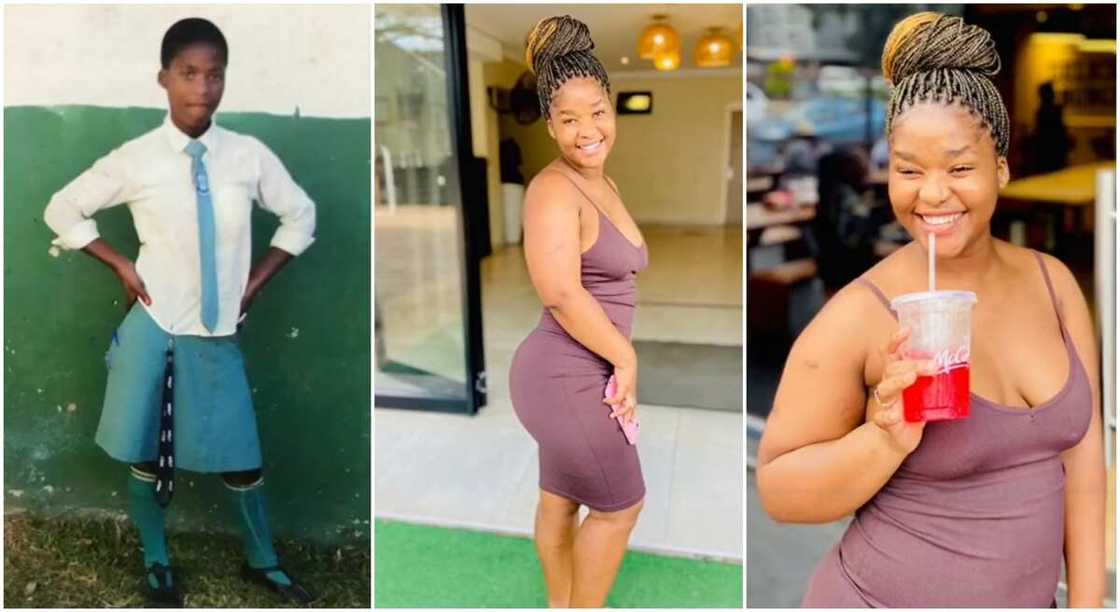 Photos of a lady who transformed into a damsel. Photos of a lady who transformed into a damsel.