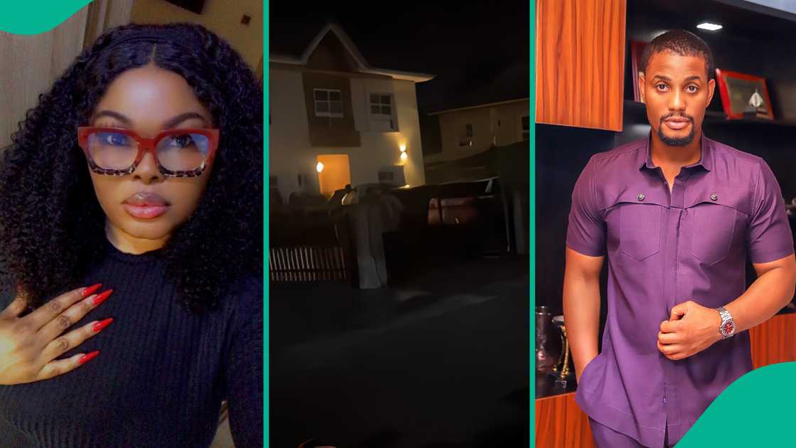 Reactions as Alexx Ekubo's female neighbour releases rare video of his house at night Reactions as Alexx Ekubo's female neighbour releases rare video of his house at night