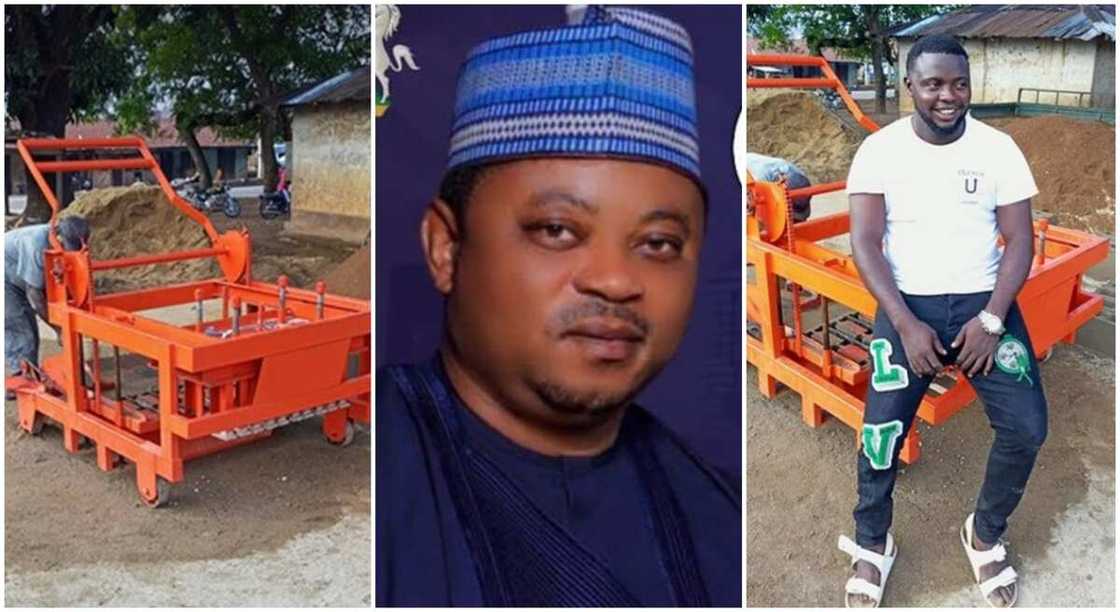 Martin Orim to support Moses Amusa with one brick-making machine. Martin Orim to support Moses Amusa with one brick-making machine.