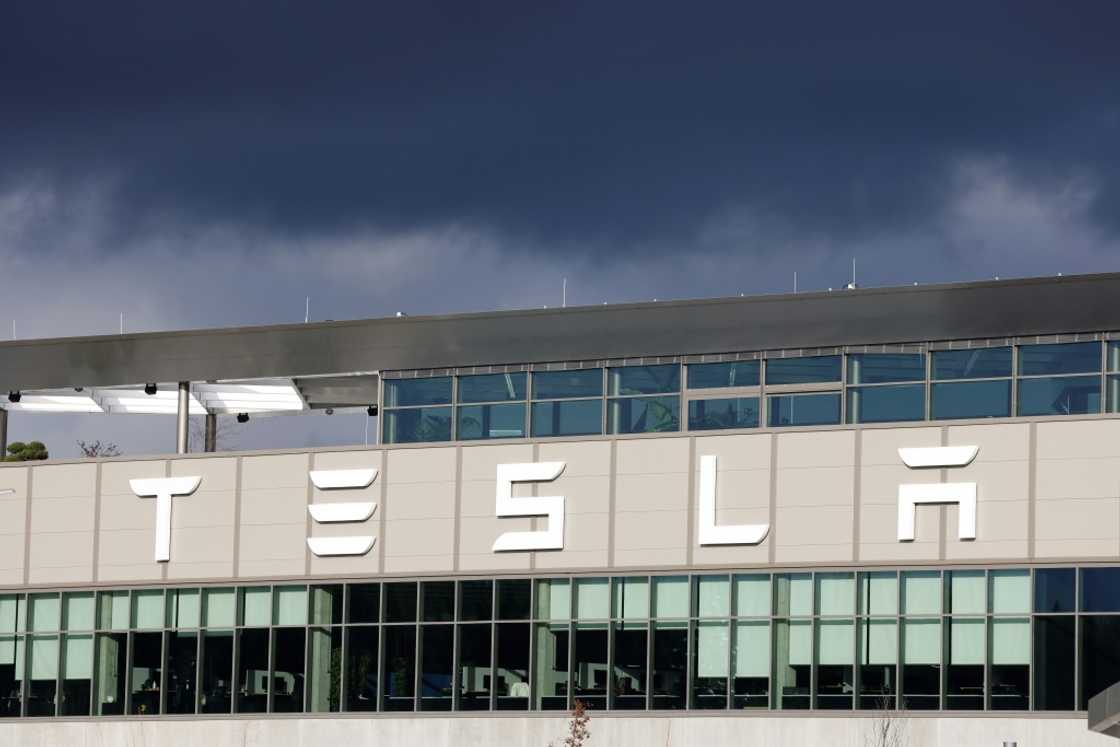 US carmaker Tesla's German factory in Gruenheide near Berlin US carmaker Tesla's German factory in Gruenheide near Berlin