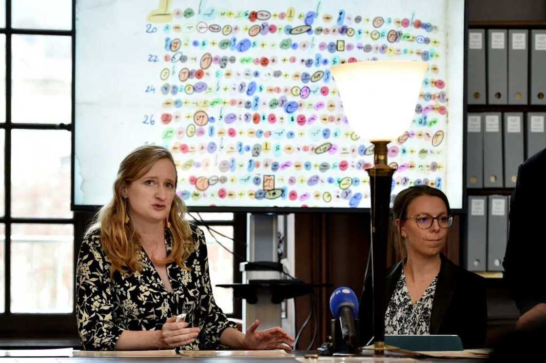 Researchers Cecile Pierrot (left) and  Camille Desenclos now hope to make other discoveries