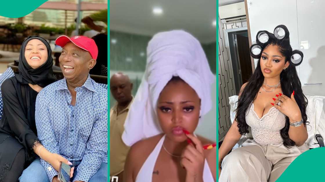 Regina Daniels replies critics who slammed her over Ned's bathroom video.