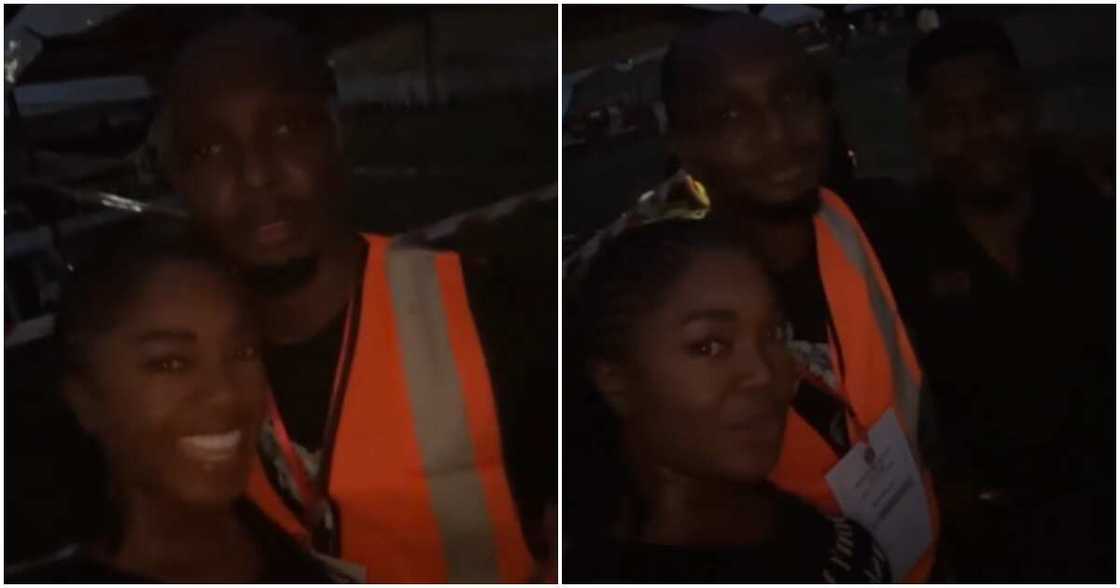 Actress Omoni Oboli and TV host IK Osakioduwa Actress Omoni Oboli and TV host IK Osakioduwa